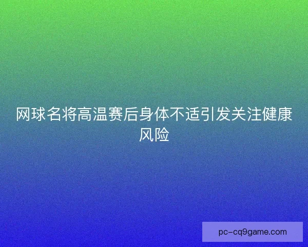 网球名将高温赛后身体不适引发关注健康风险